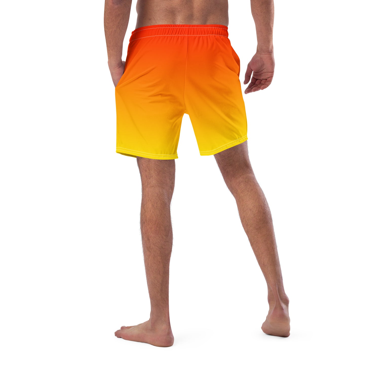 Orange Sunset Swim Trunks