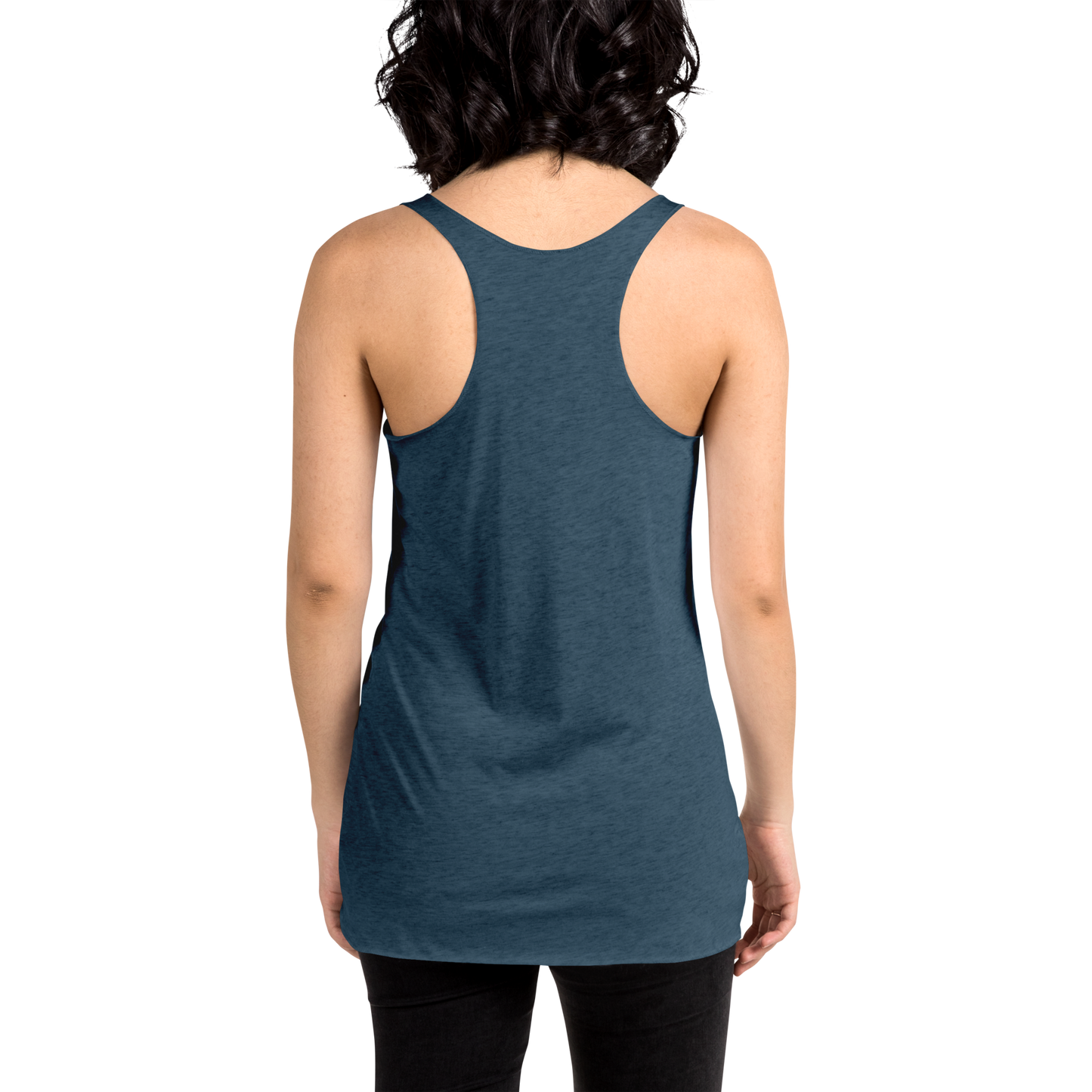 Women's Racerback Tank Standing Photographer - Distressed Look