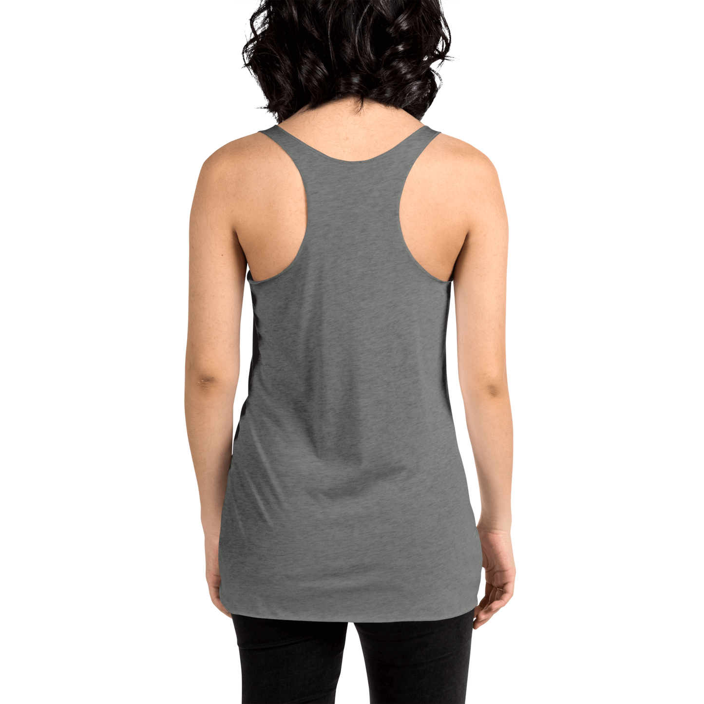 Women's Racerback Tank Standing Photographer - Distressed Look