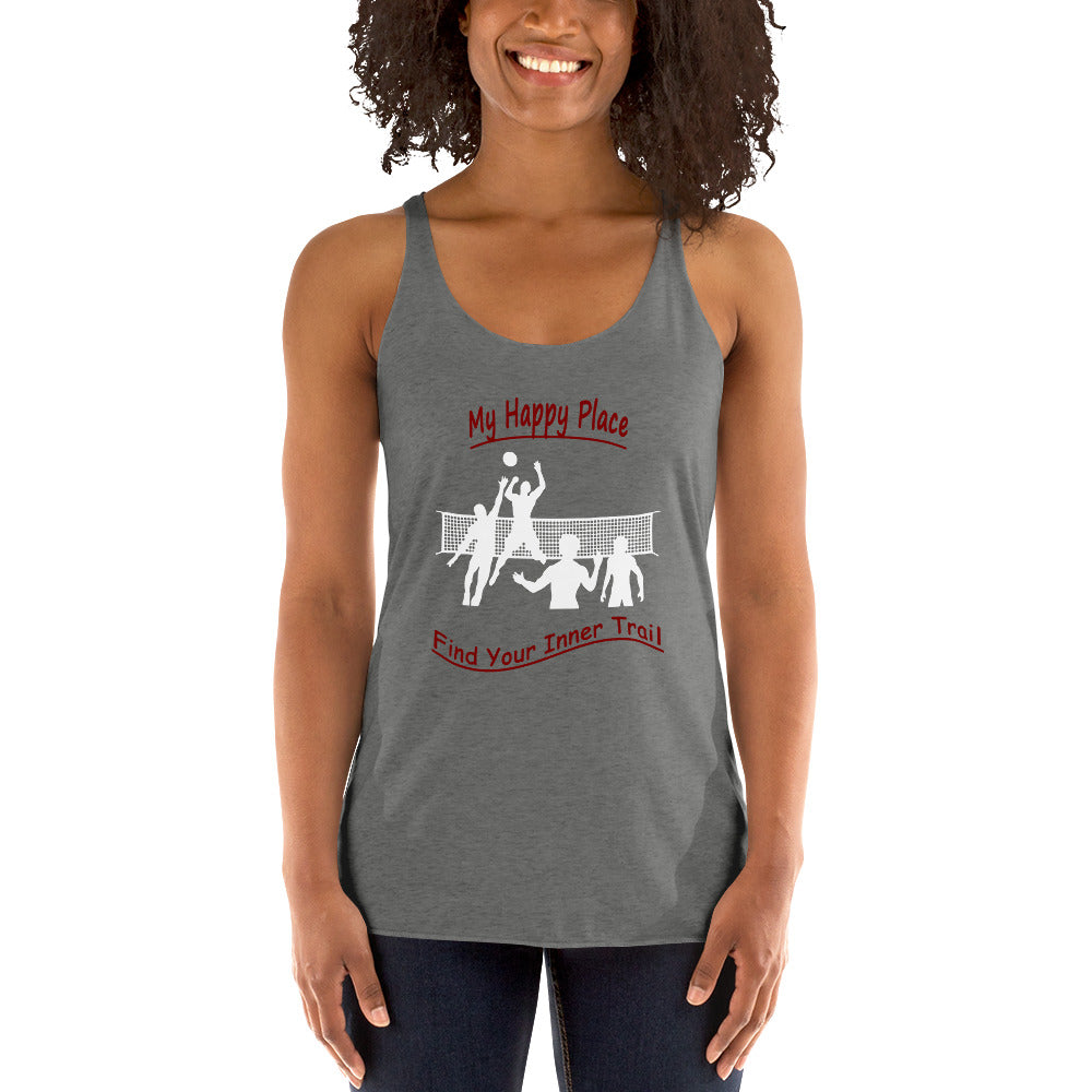 Women's Racerback Tank - Volleyball