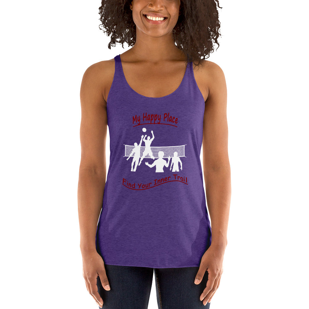 Women's Racerback Tank - Volleyball