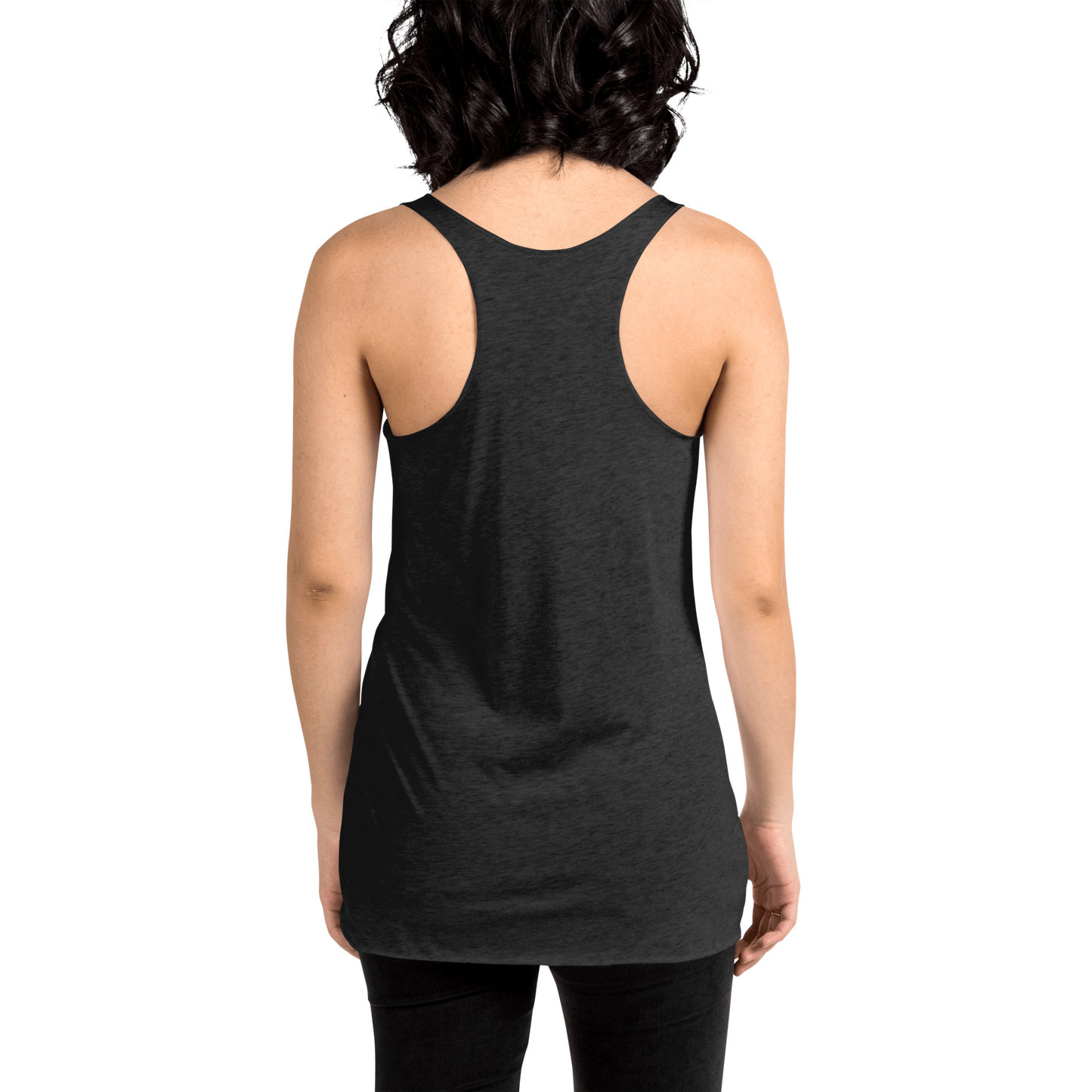 Women's Racerback Tank Standing Photographer - Distressed Look