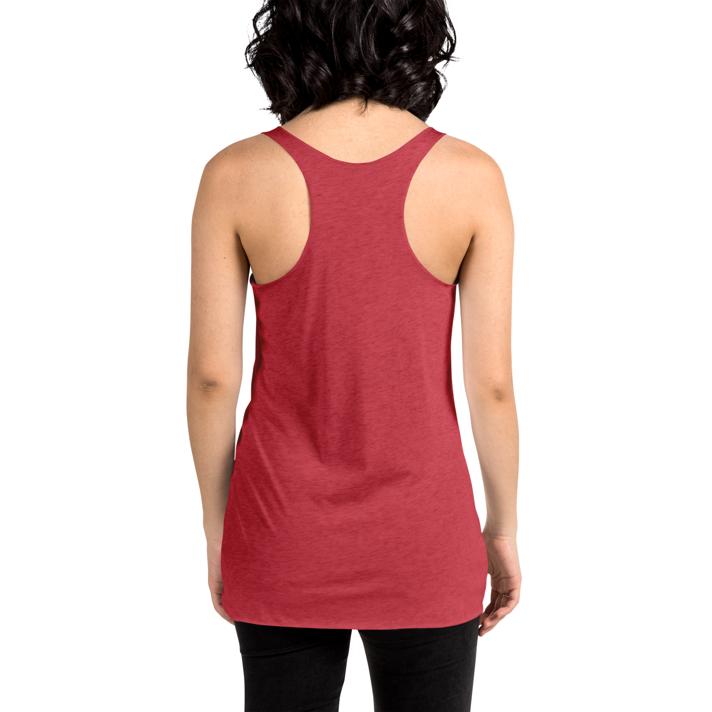 Women's Racerback Tank Standing Photographer - Distressed Look