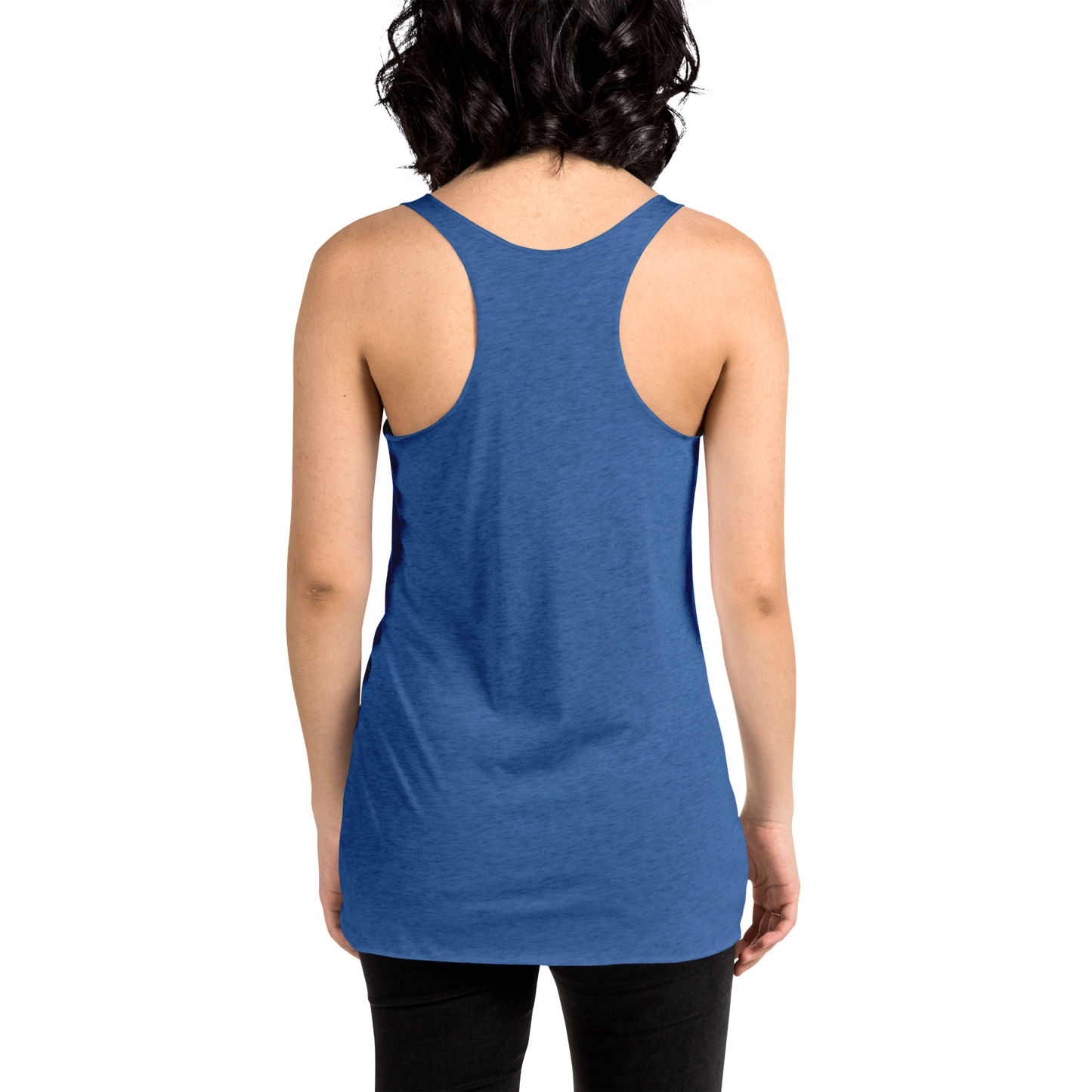 Women's Racerback Tank Standing Photographer - Distressed Look