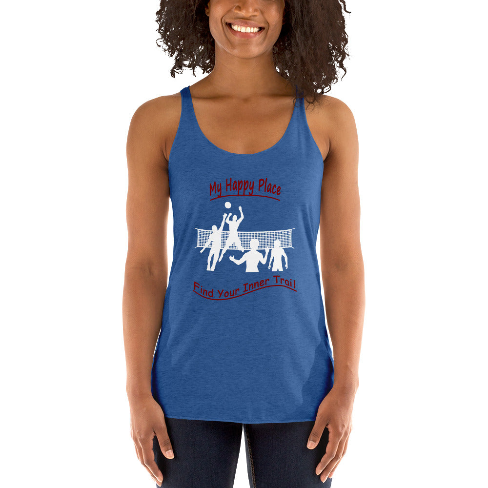 Women's Racerback Tank - Volleyball