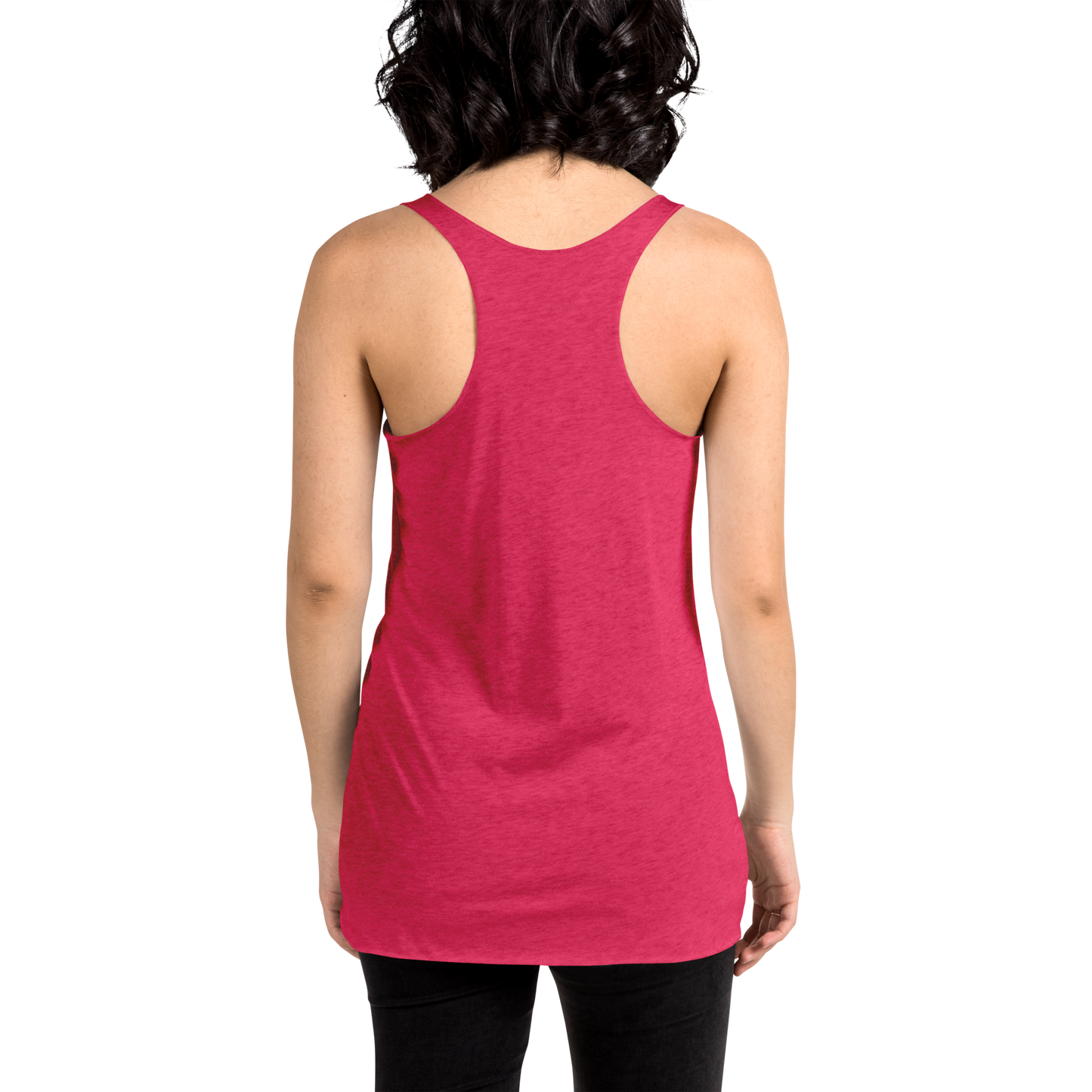 Women's Racerback Tank Standing Photographer - Distressed Look