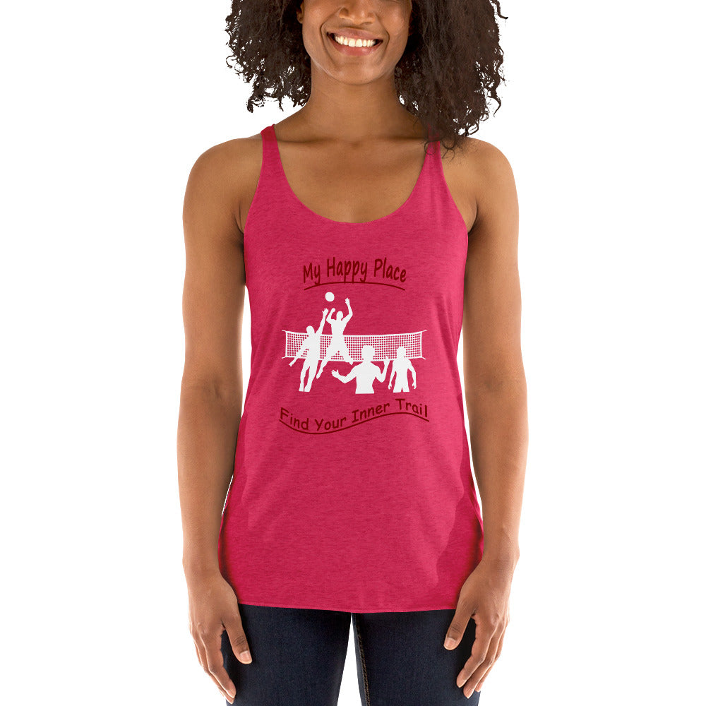 Women's Racerback Tank - Volleyball