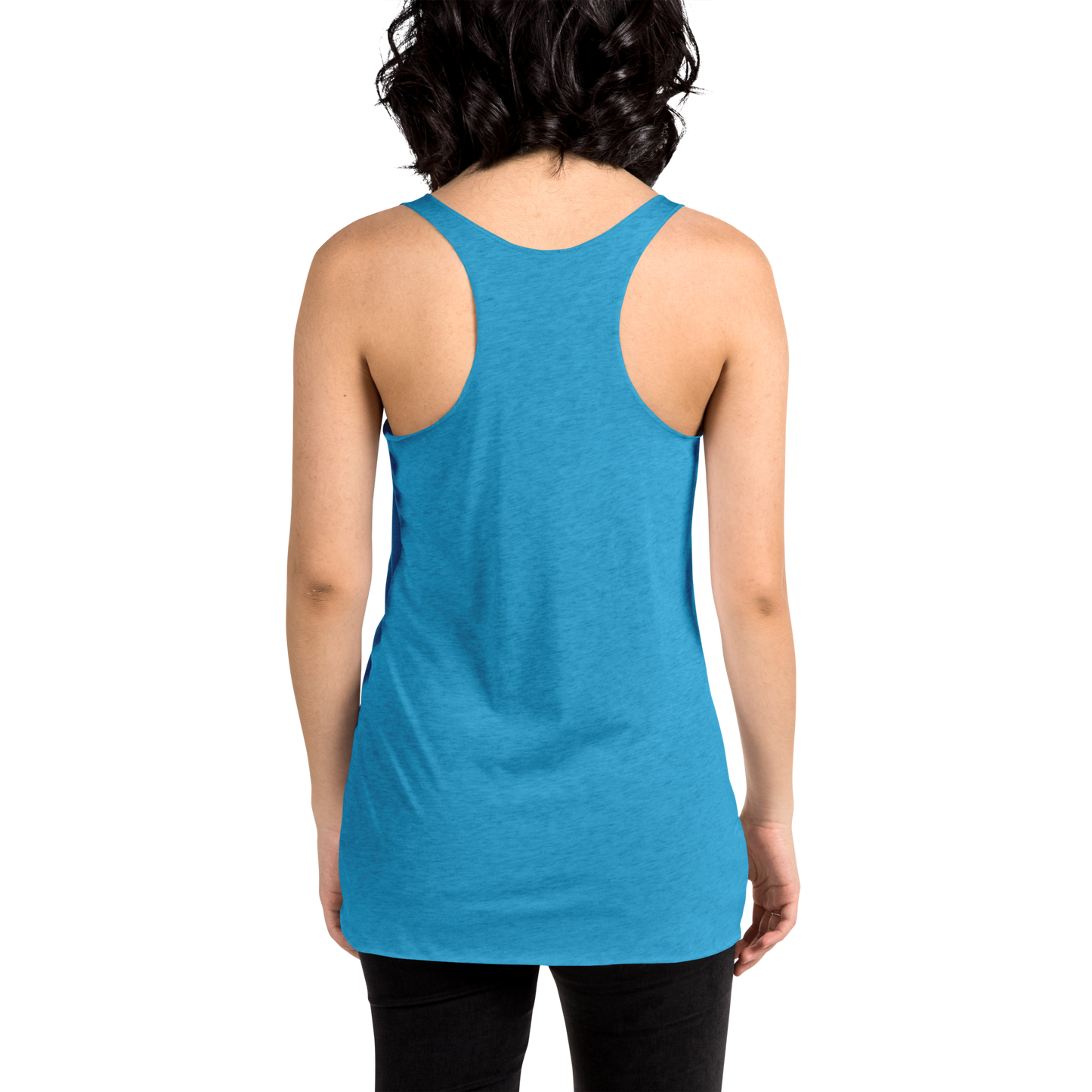 Women's Racerback Tank Standing Photographer - Distressed Look