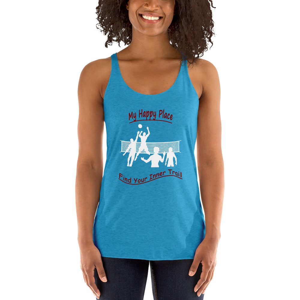 Women's Racerback Tank - Volleyball